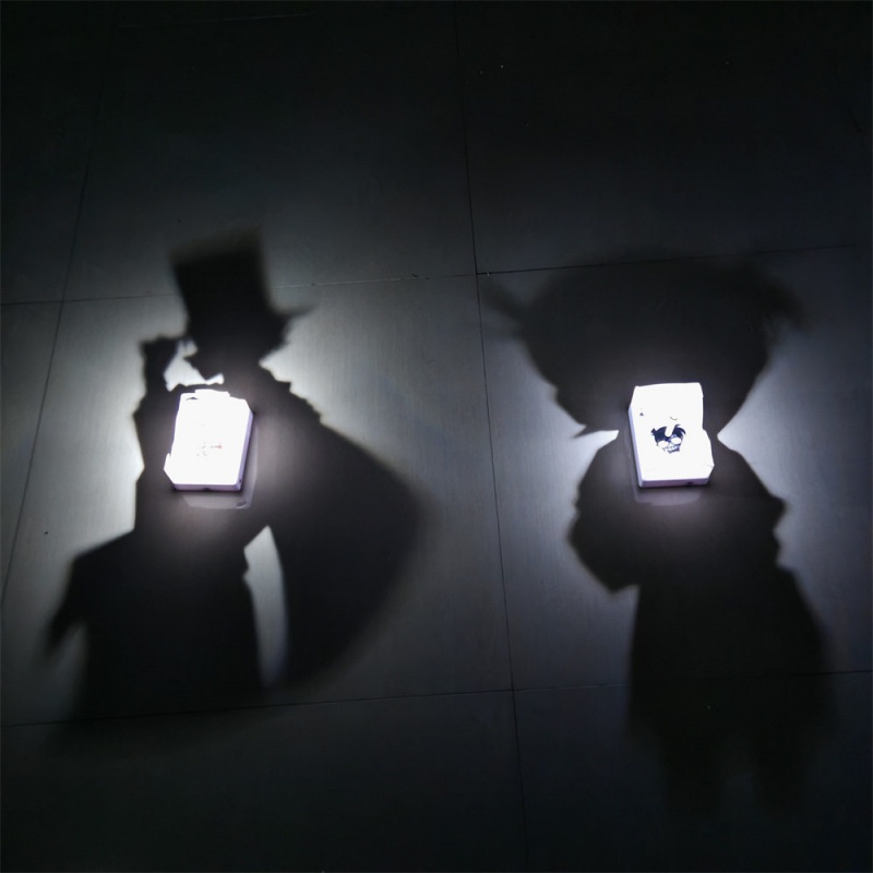 Home Improvement Kids - Lampada da Parete a Silhouette Anime,
