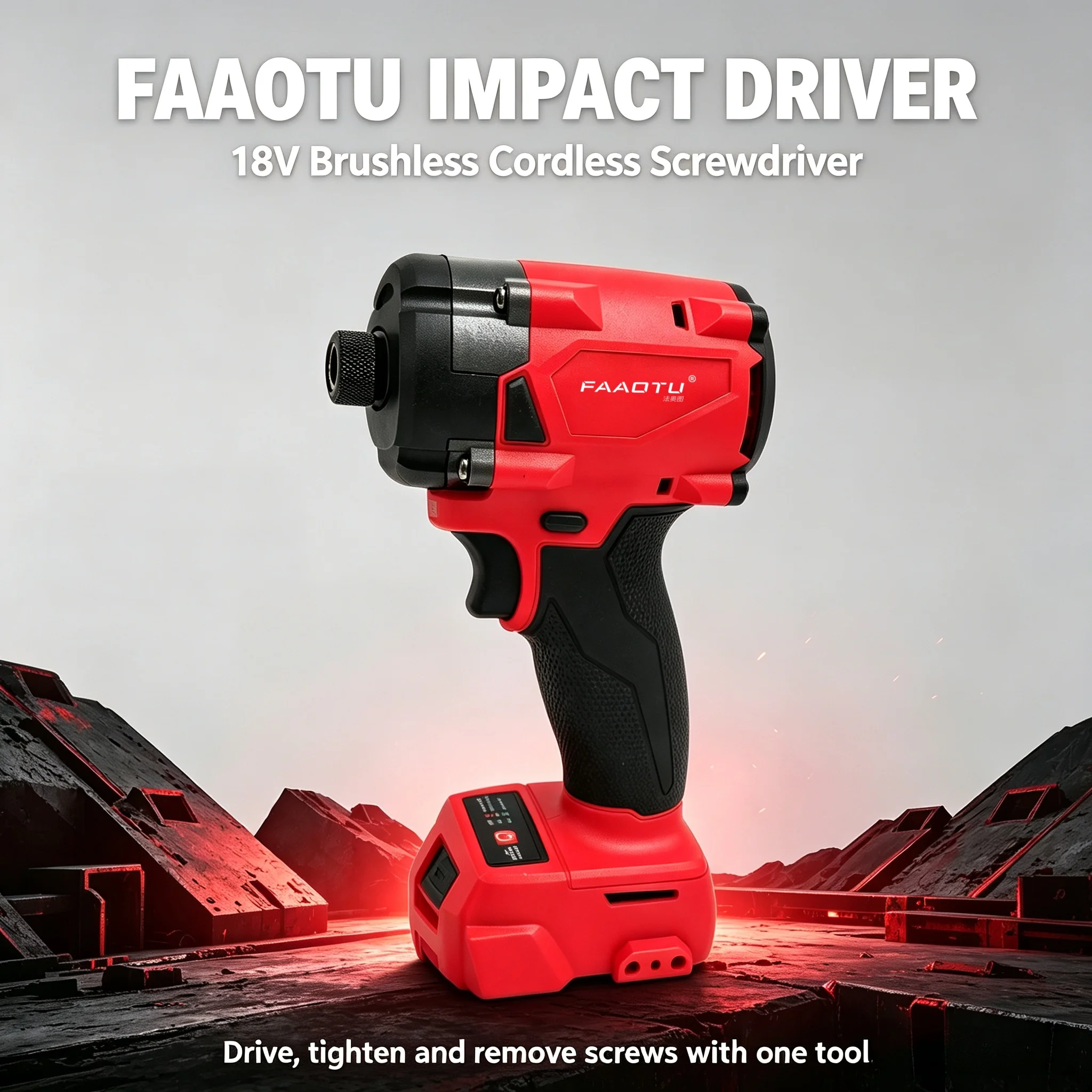 Home Improvement Diy - FAAOTU Cacciavite Elettrico Senza Fili 18V,
